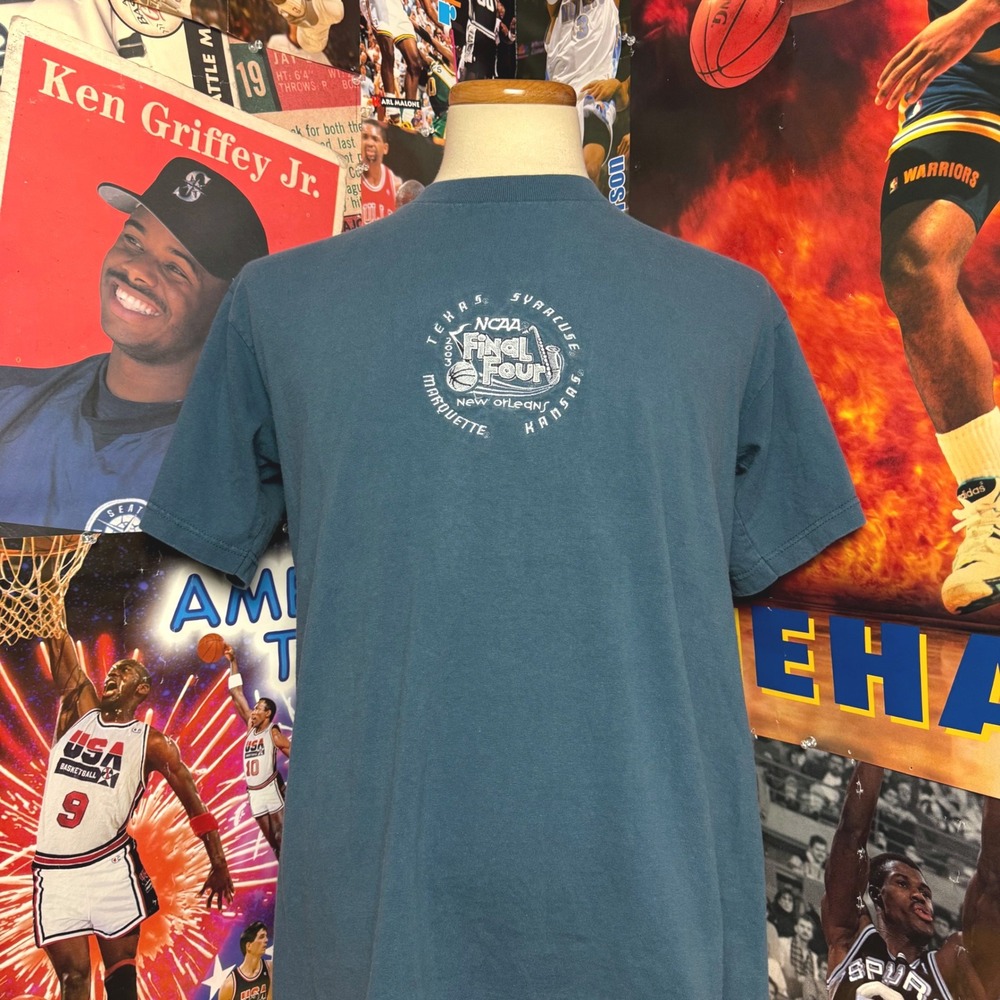 Vintage‎ NCAA Final Four 2003 T-Shirt Texas Syracuse Kansas Jansport Sz Large